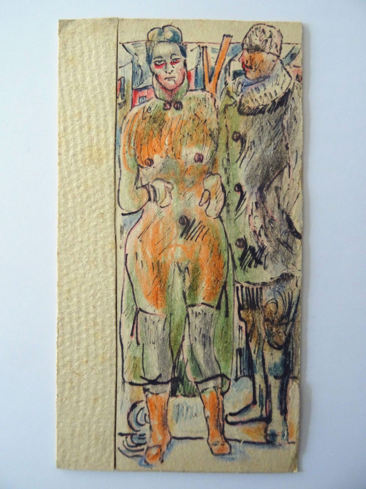 Adolfs Zardins Mr Millerson With Mrs. Paper, Mixed Media 1959 photo furniture