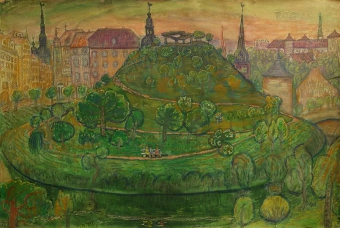 Jadviga Zjilvinska Bastion. Paper, Mixed Technique 1980