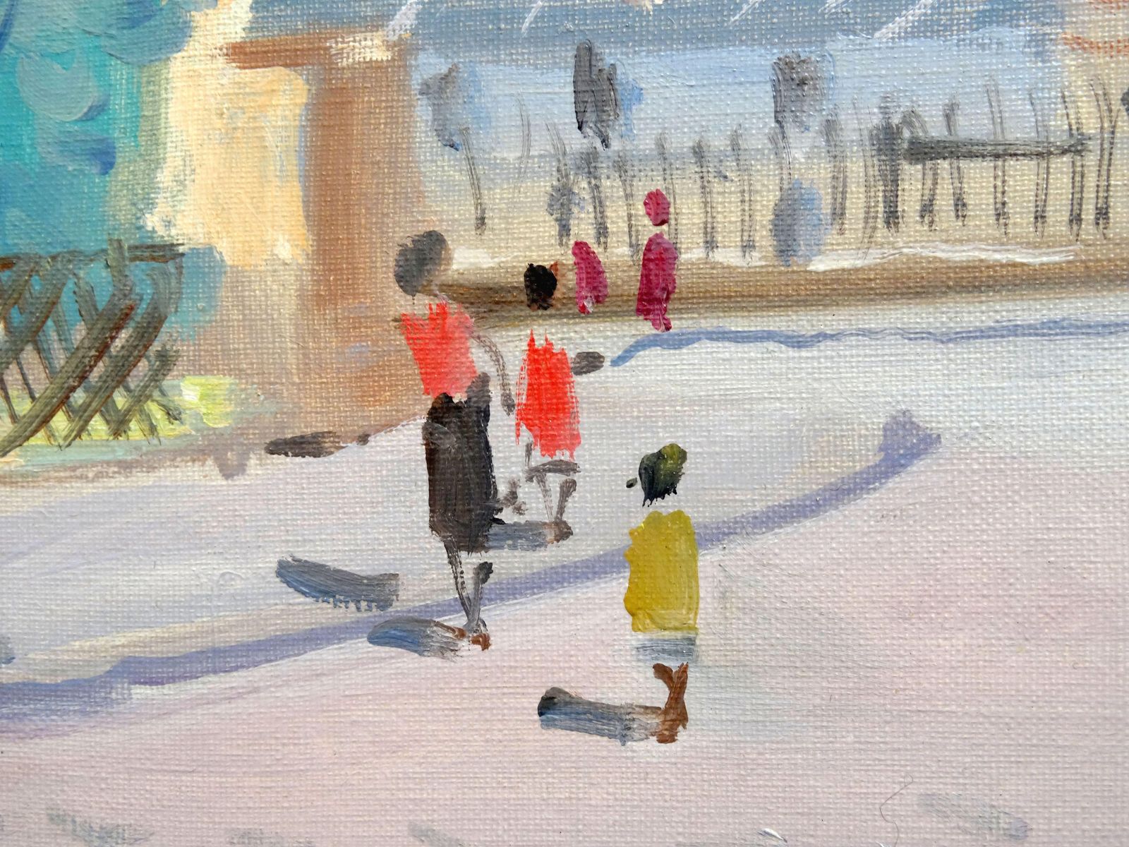 Mykola Krychevsky View Of Paris From Montmartre.Oil On Canvas, 1955 photo Art