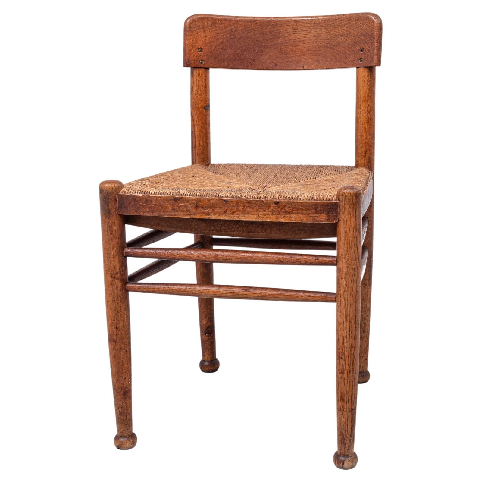 Dining Chair In Oak And Cane, 1960s