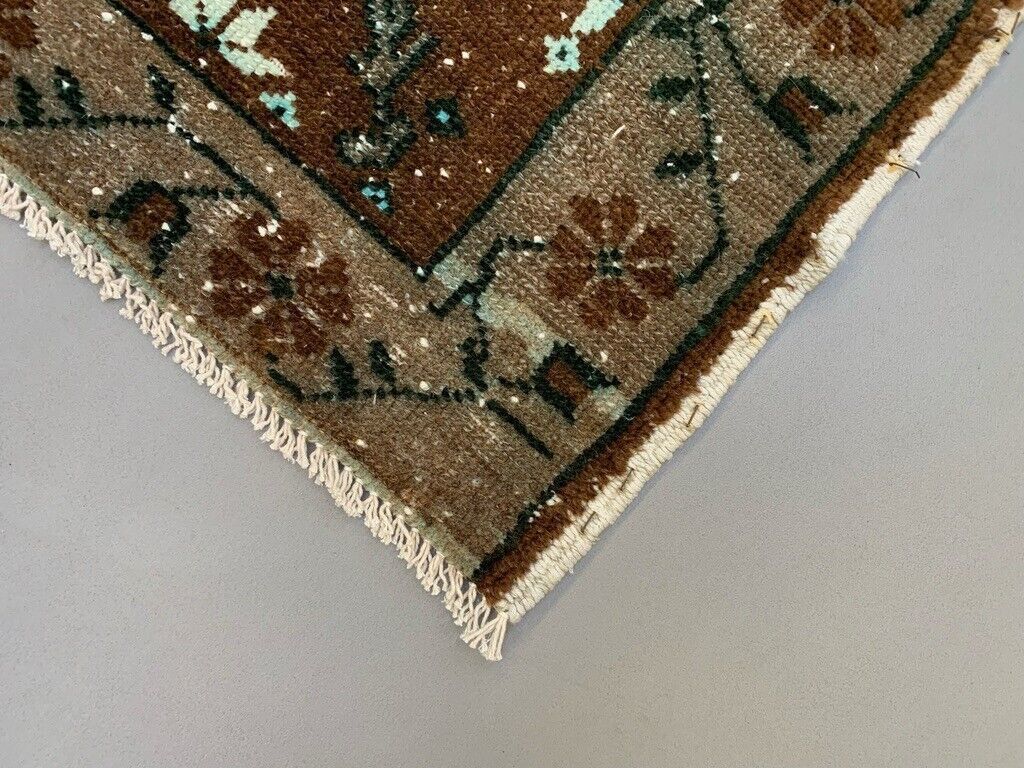 Vintage Turkish Rug 250x157 Cm Shabby Distressed Carpet Large photo vinterior