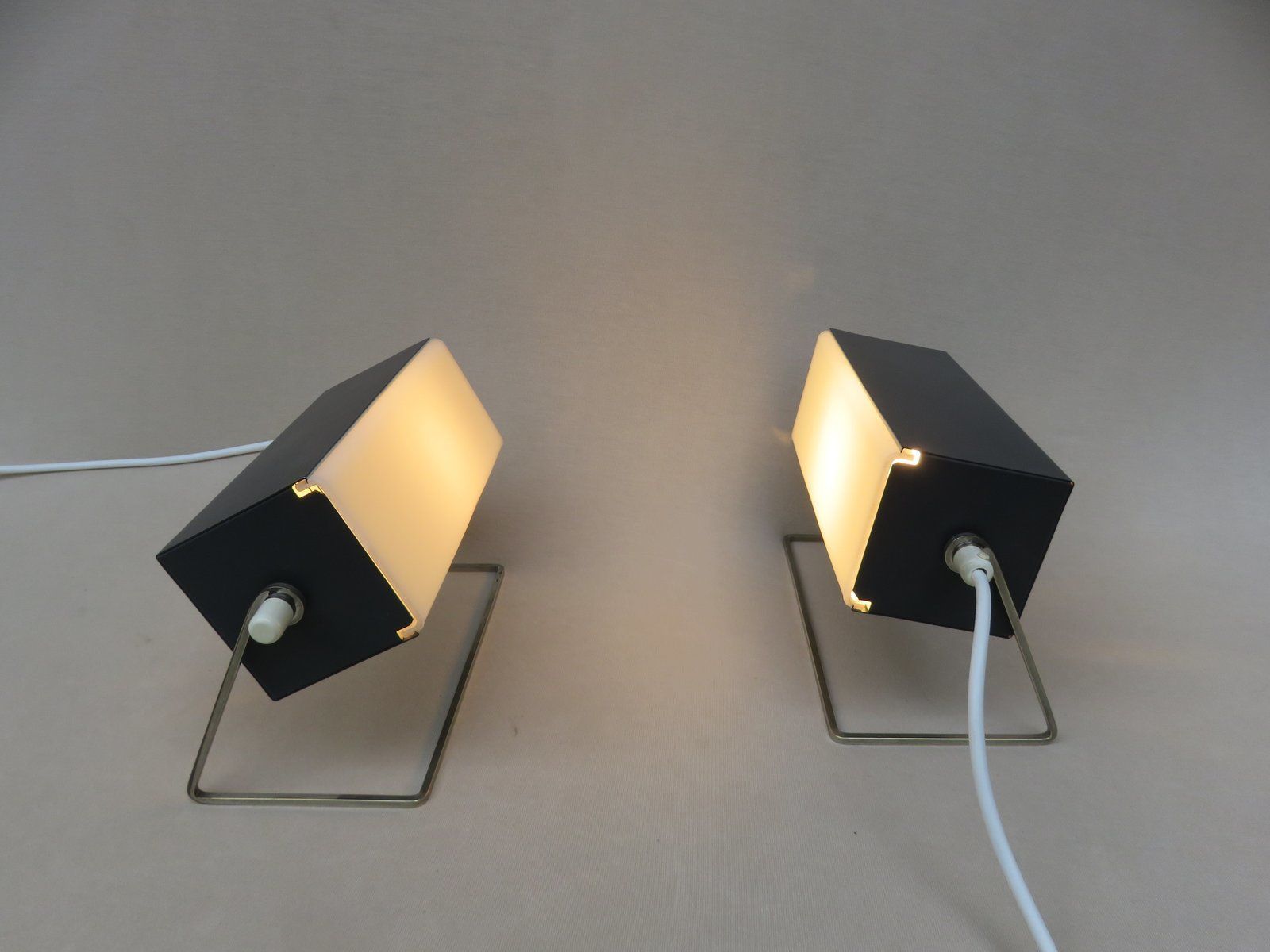 photo vinterior Cubist Acrylic Glass Table Lamps, Set Of 2