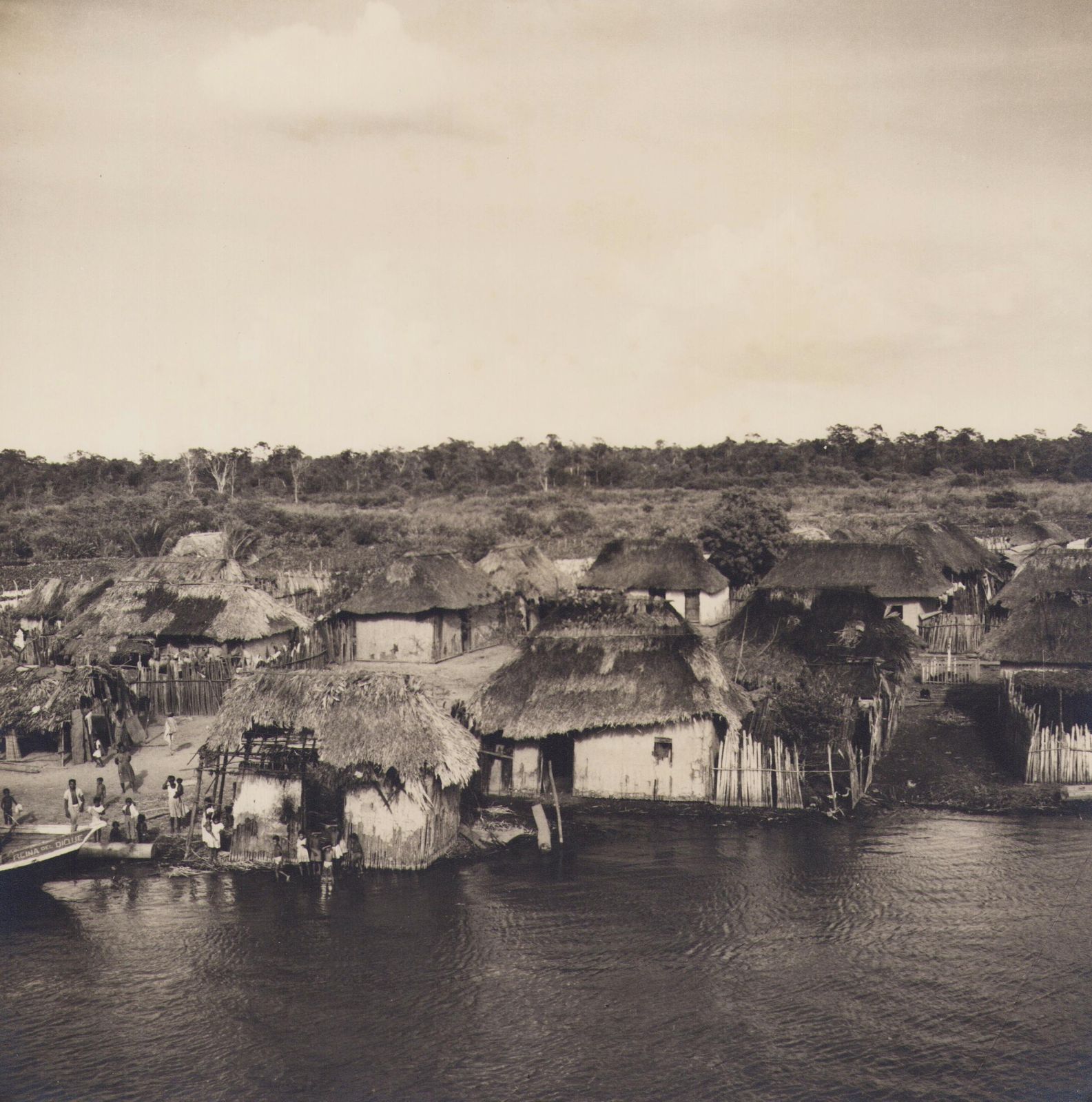 Hanna Seidel Colombia, Village, Black And White Photograph, 1960s,   Circa 1960s