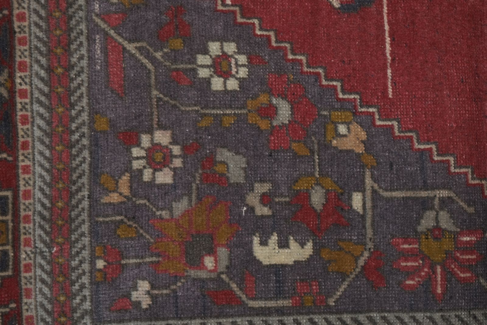 1960s Vintage Turkish Konya Taspinar Rug With Venetian Renaissance Style photo 1200.0