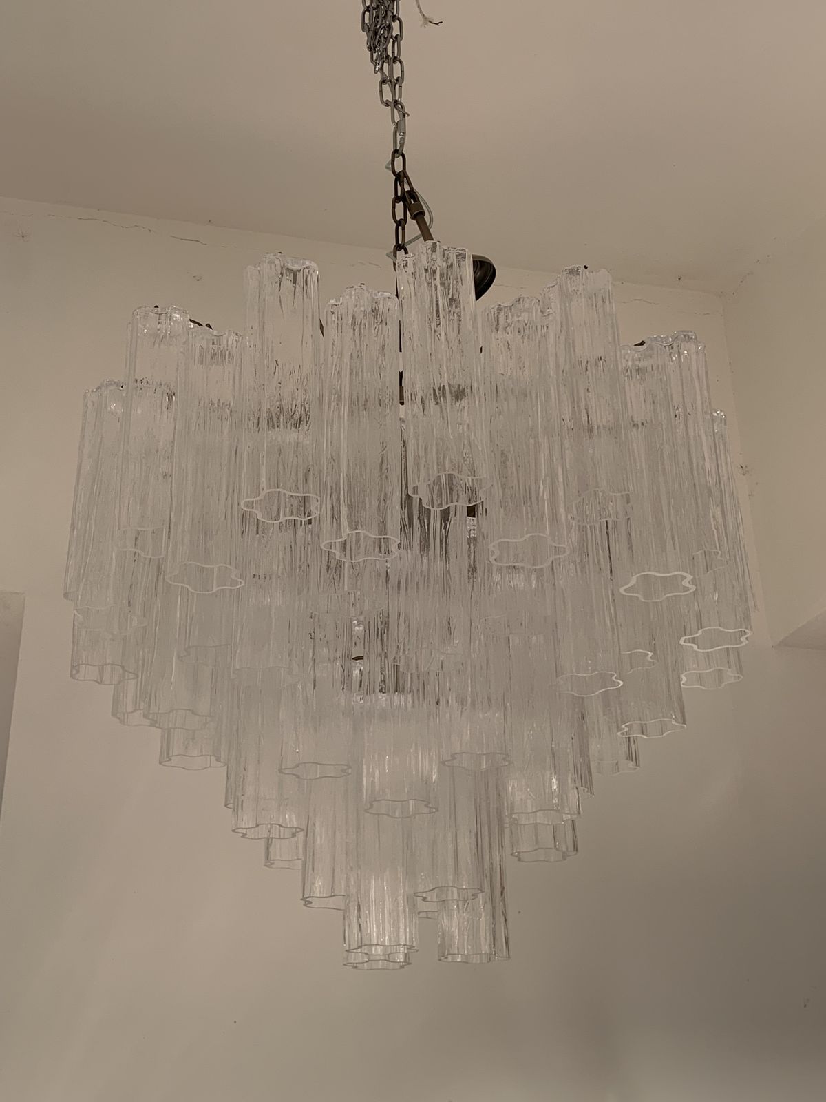 Impressive Murano Glass Sputnik Chandelier Like Mazzega Zuccheri Venini Barovier Style photo furniture
