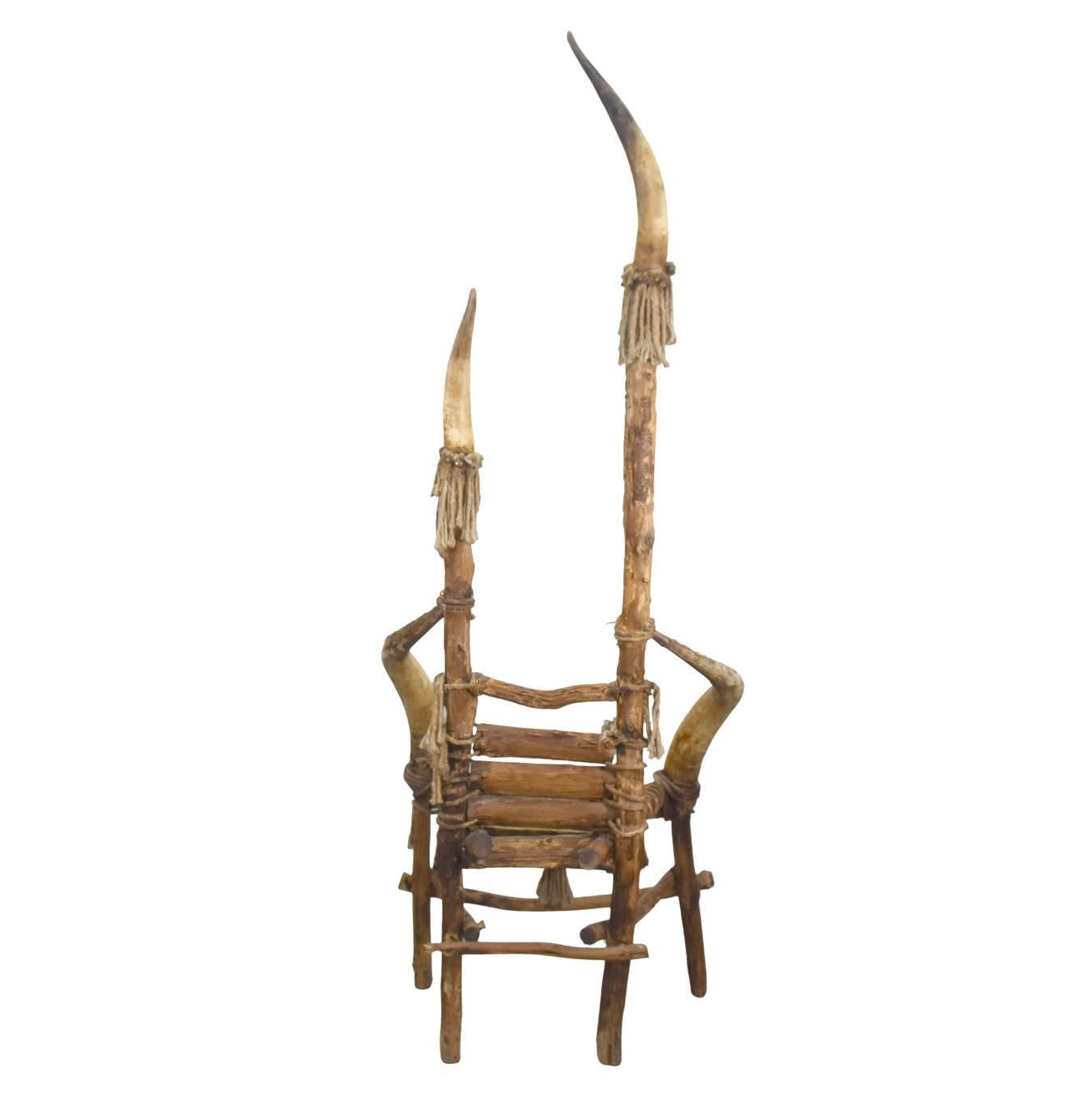Throne Armchair "Gandalf" Sculpture By Michel Haillard photo Art