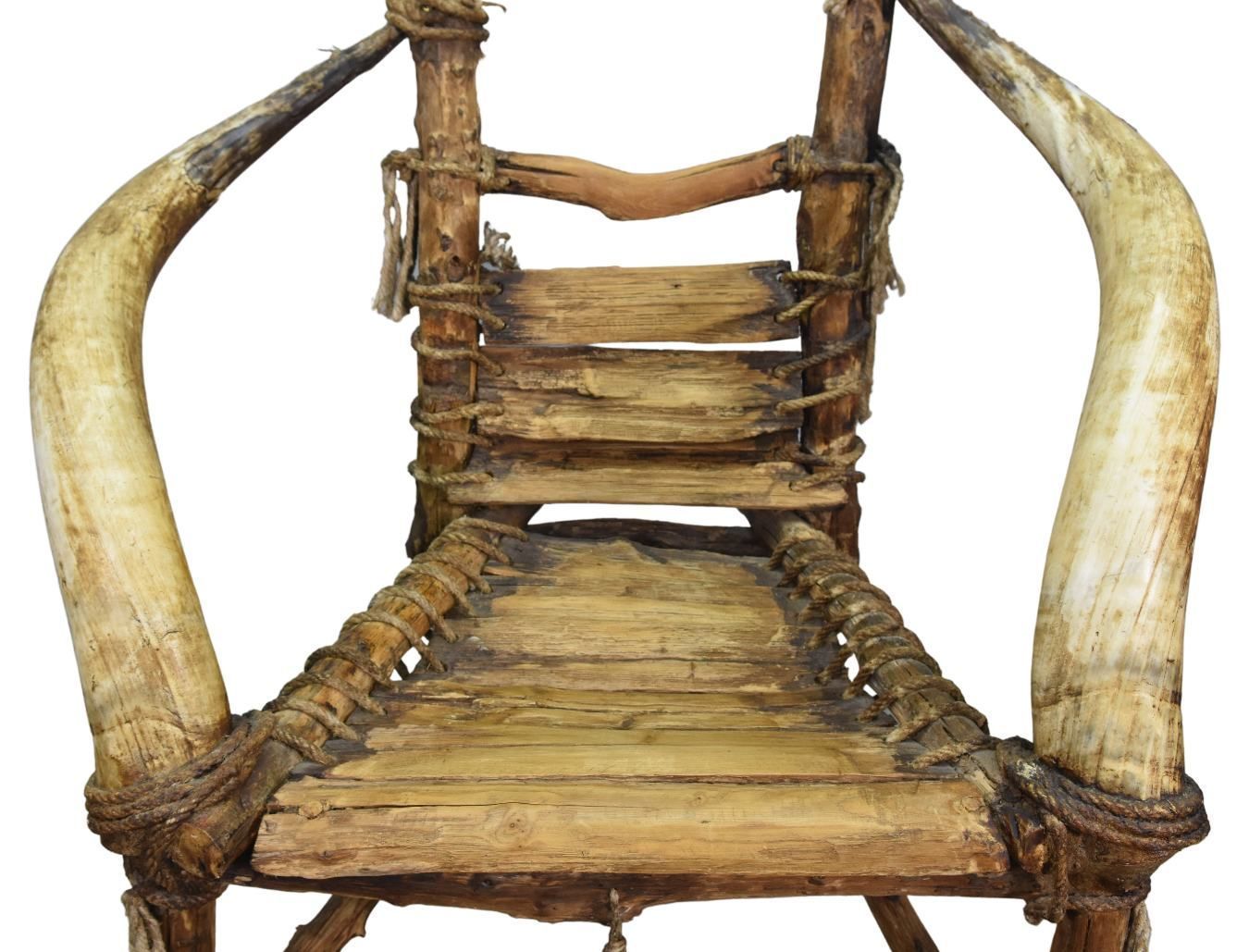 Throne Armchair "Gandalf" Sculpture By Michel Haillard photo vinterior
