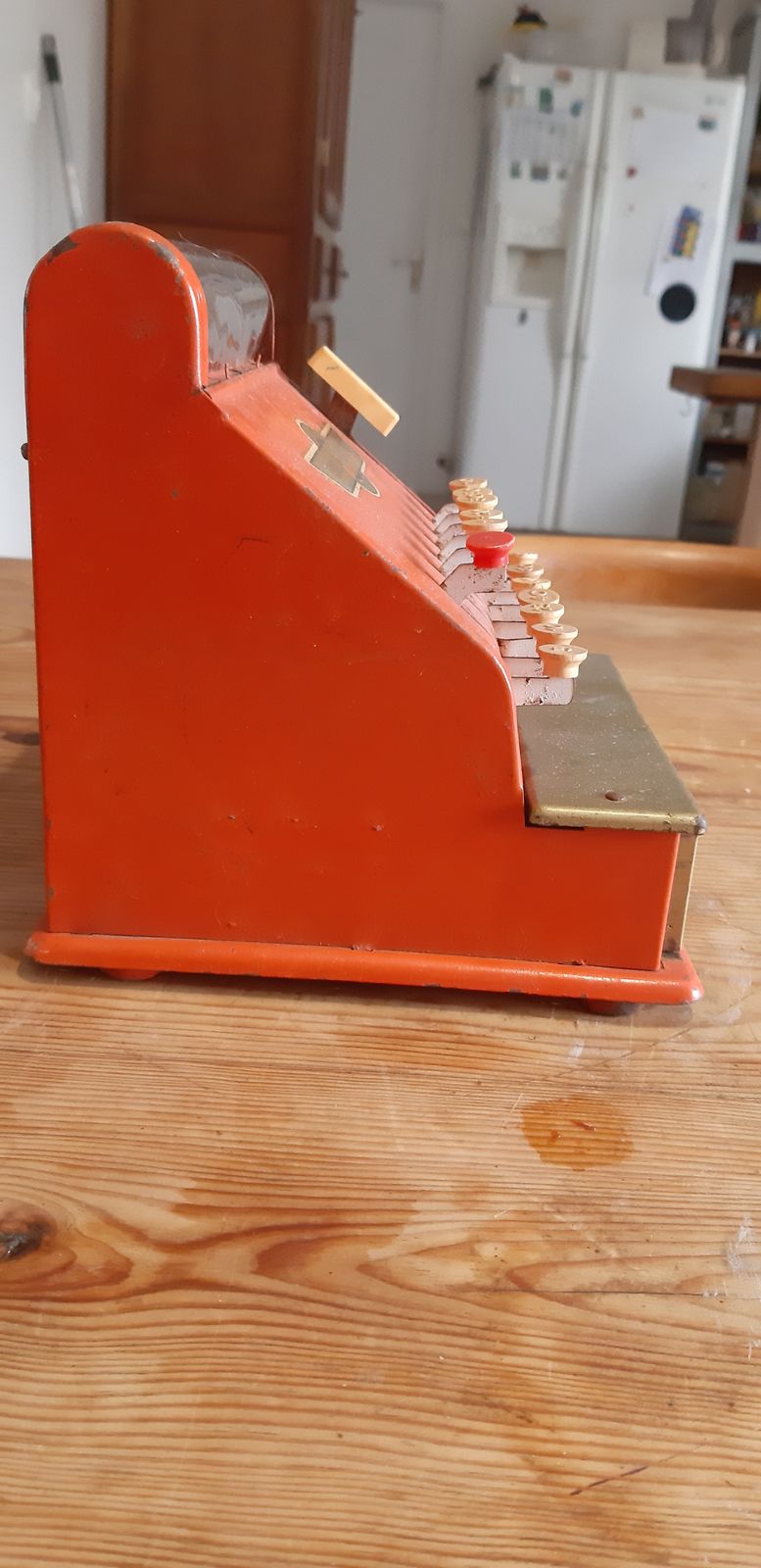 Toy Old Cash Register From The 50s photo Home Decor