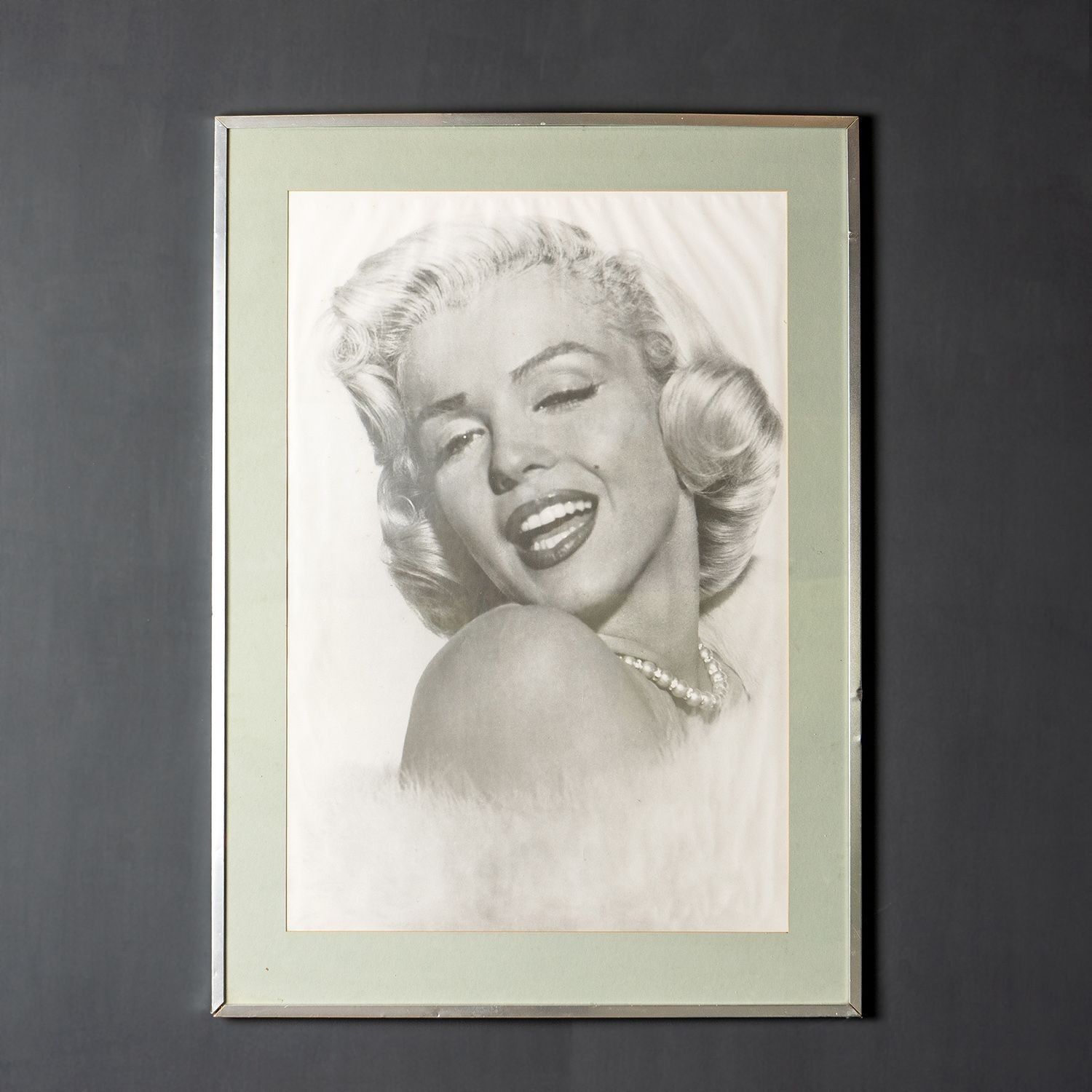 Large Vintage Marilyn Monroe Photographic Portrait Print By Frank Powolny, 1970s