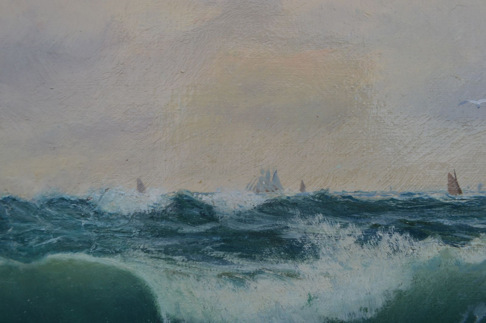 Edward Moore Seascape Oil Painting C,1896 photo 1800.0