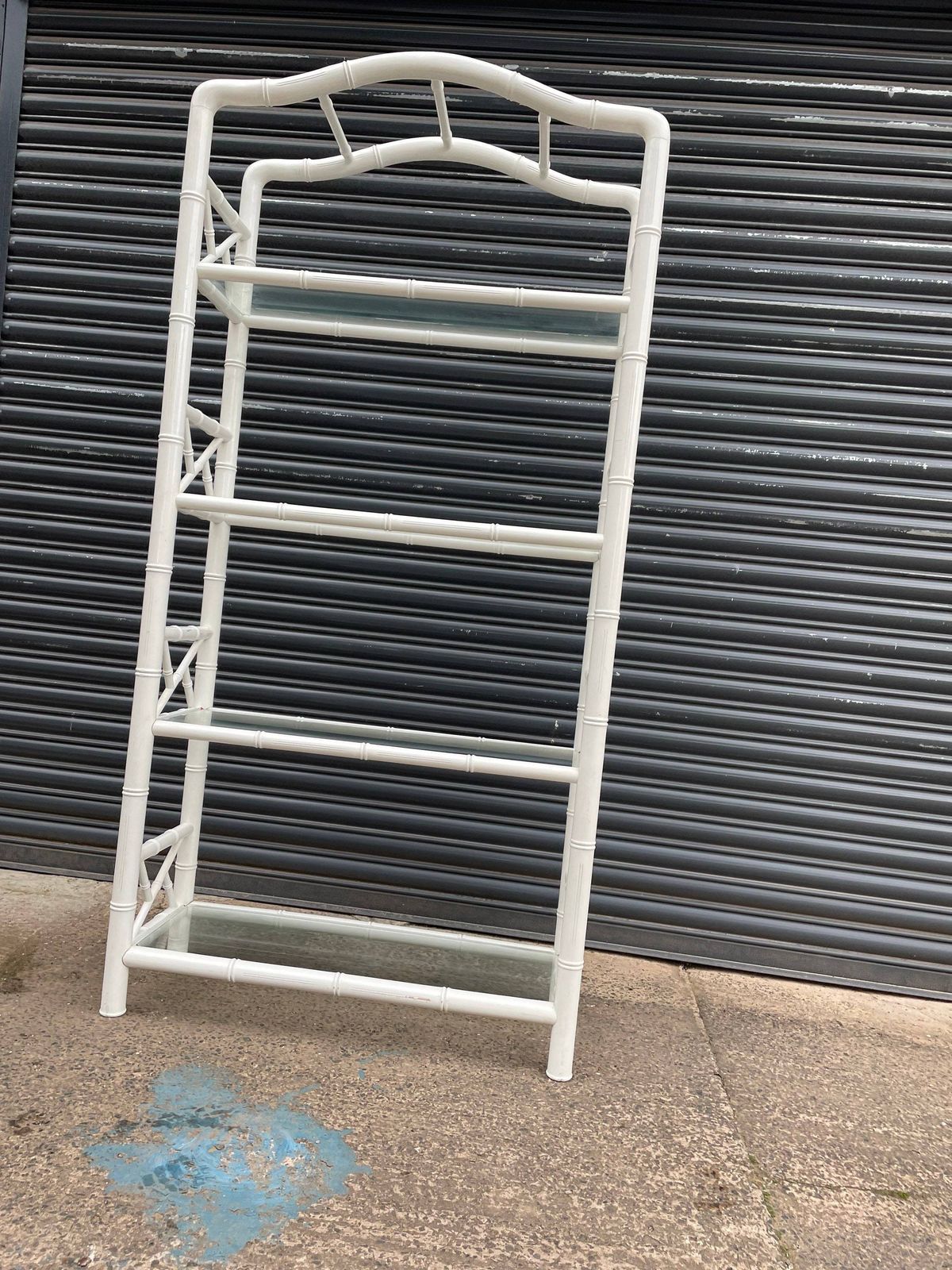 Faux Bamboo Chippendale Style Shelving Unit photo Furniture