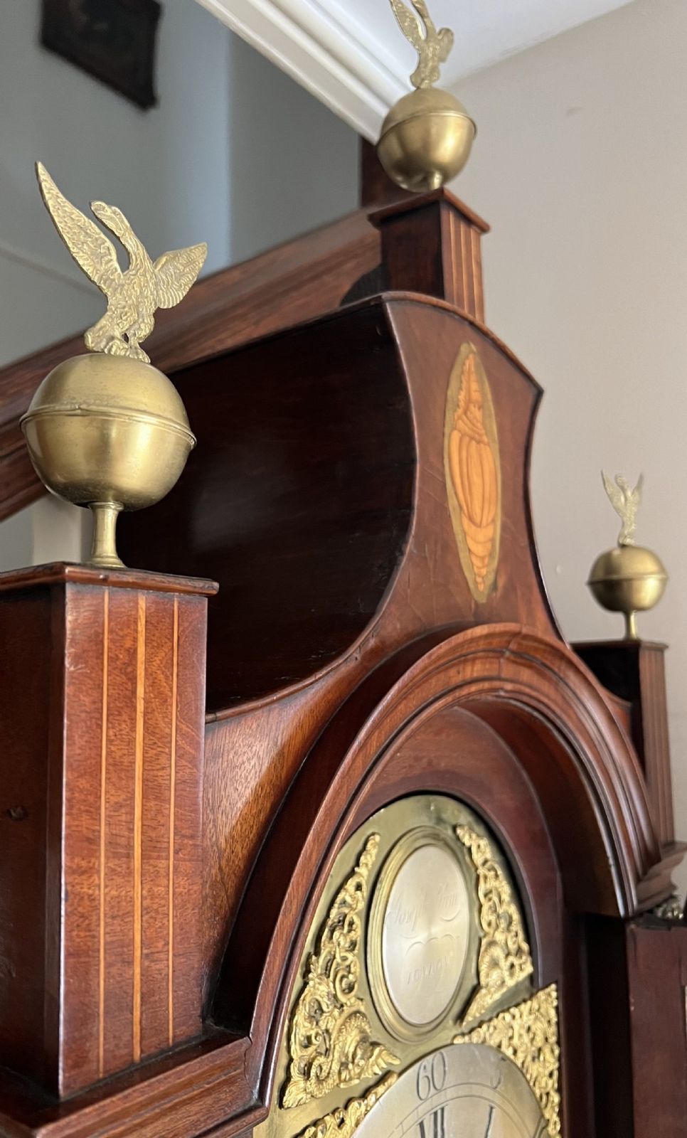 George III London 8 Day Longcase Clock By Joseph Lum photo Home Decor