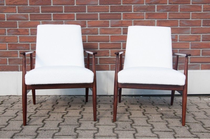 Lisek 300 190 Armchairs, Designed By H. Lis, Poland, 1960s. After Renovation. photo vinterior