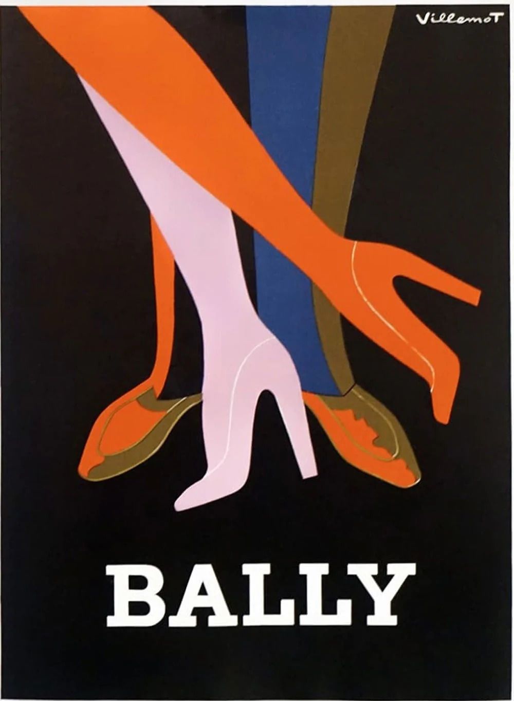 Bally Shoes Original Vintage Poster
