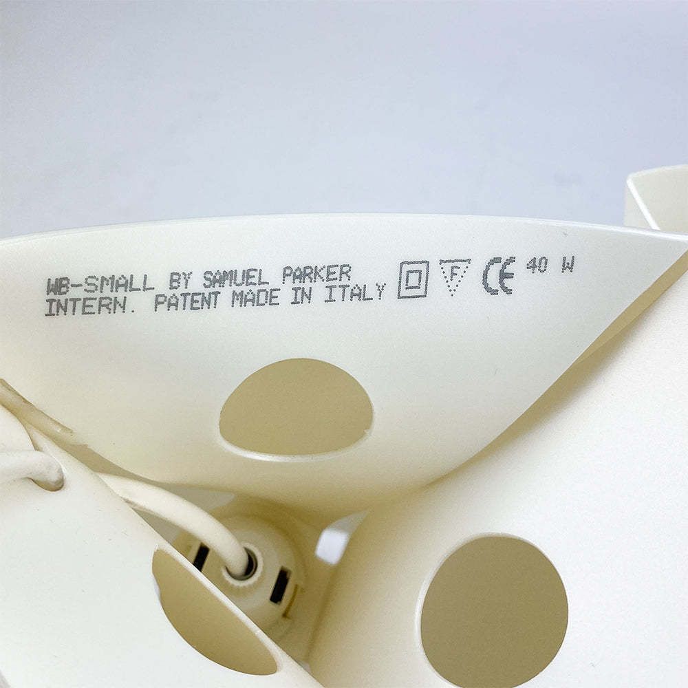 Pair Of Wb Small Lamps Design By Giulio Di Mauro For Slamp, 1980's photo vinterior