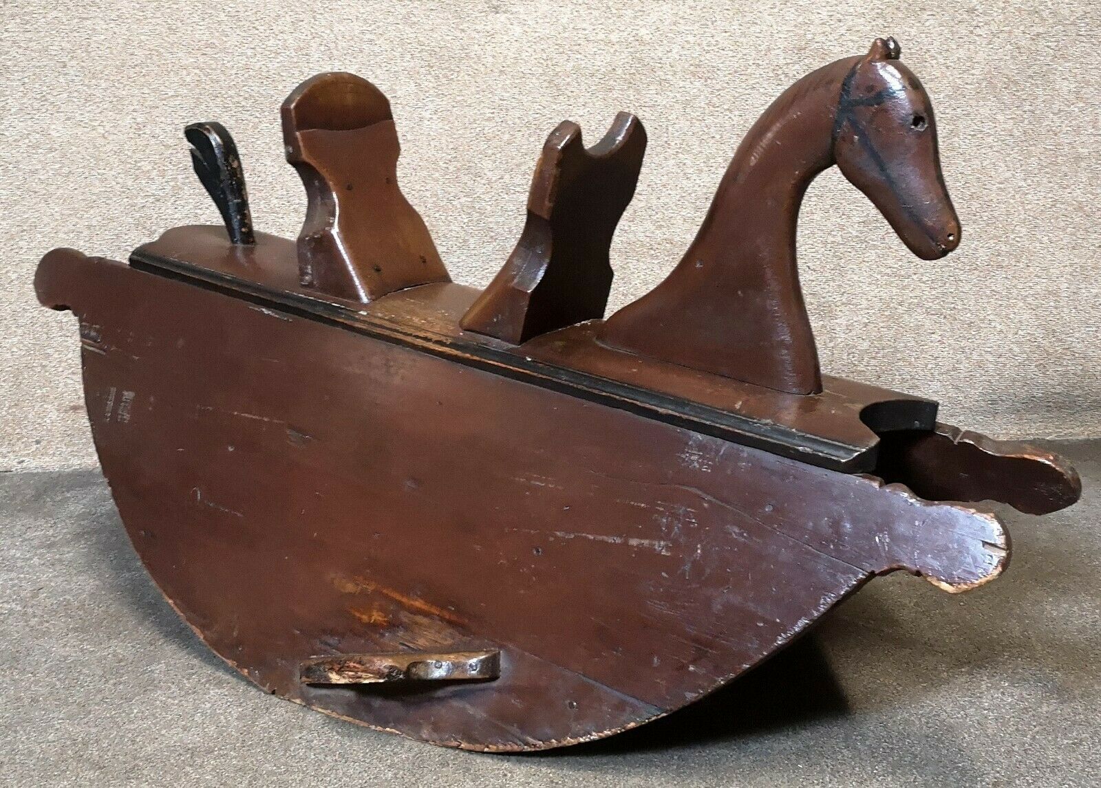 Folk Art Rocking Horse Circa 1880