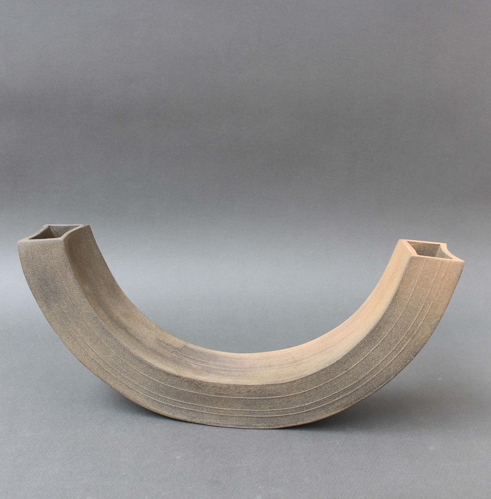 Vintage Italian Industrial Style Ceramic Vase / Sculpture By Alessio Tasca (Circa 1970s) photo buy