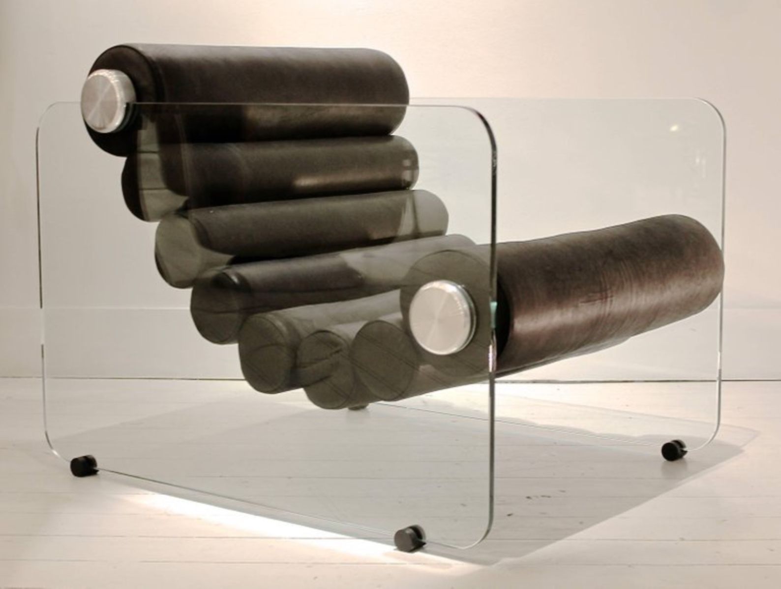 Pair Of "Hyaline" Armchairs By Fabio Lenci photo furniture