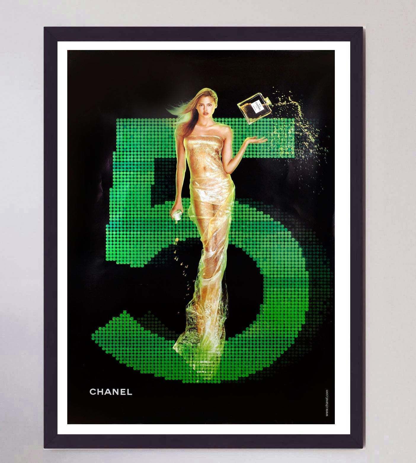 Chanel No.5   Green Original Vintage Poster, 2000s photo furniture