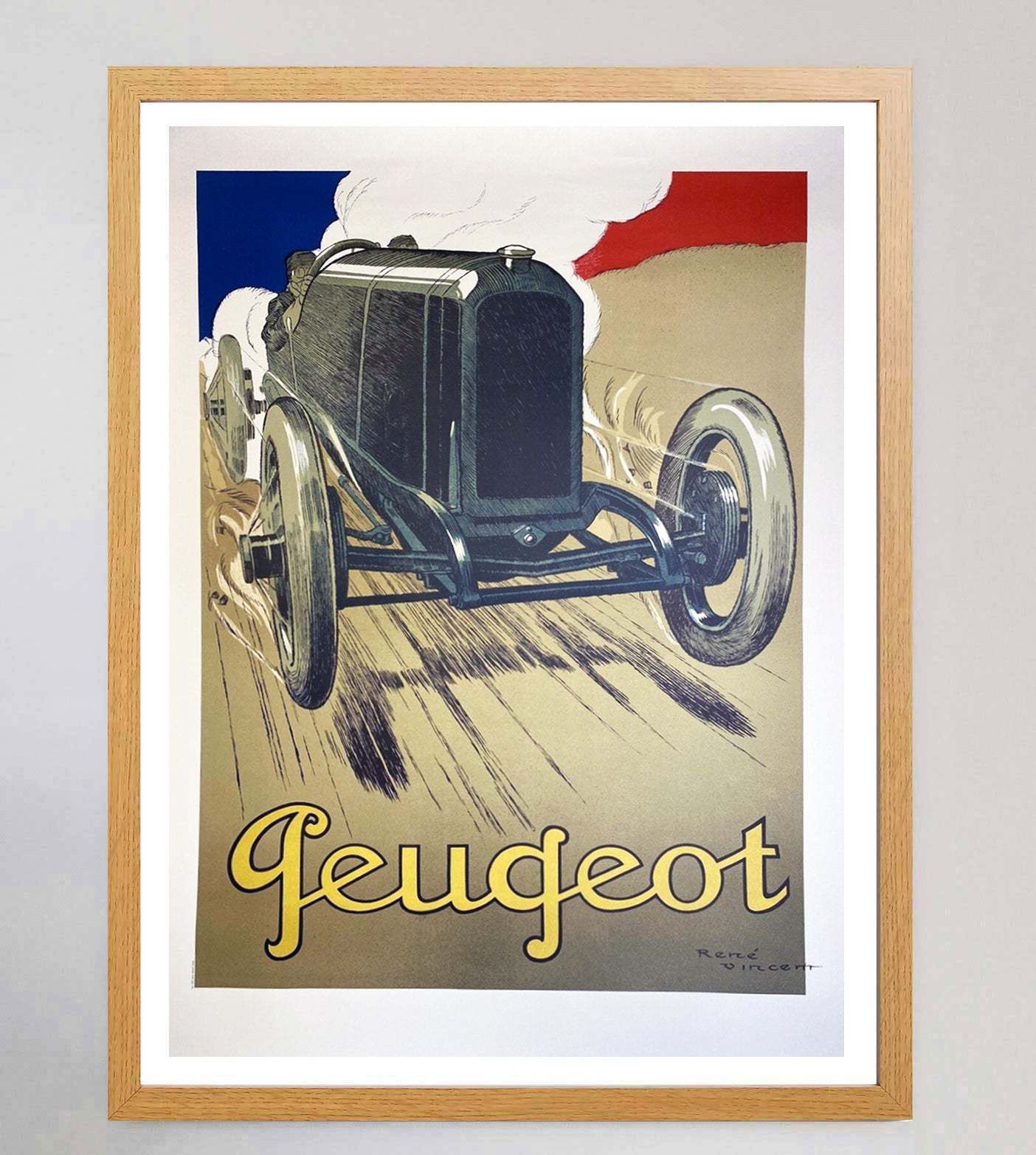 Peugeot Original Vintage Poster, 1910s photo Art