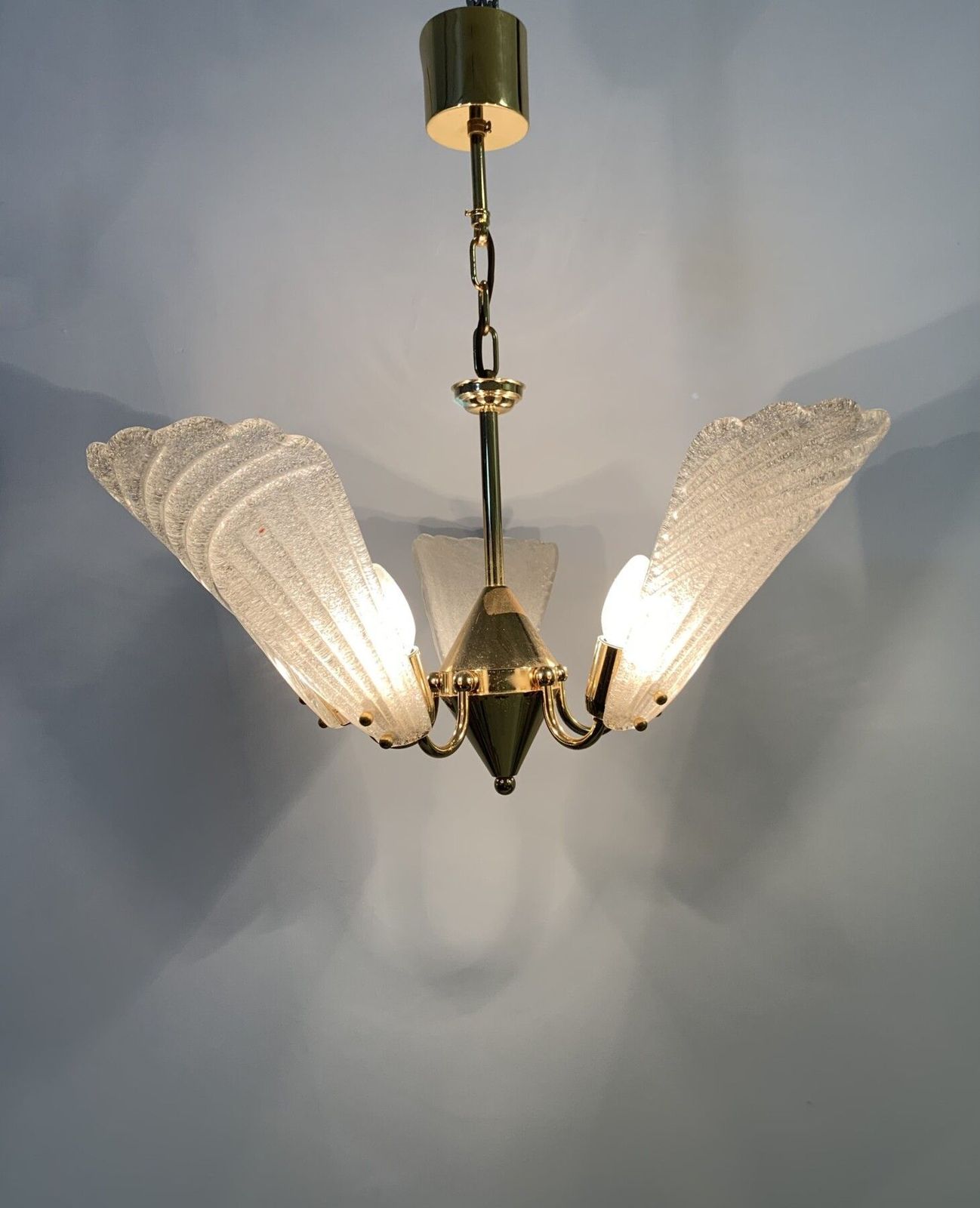 Italian Murano Glass Chandelier Hollywood Regency Design , 1970’s photo furniture