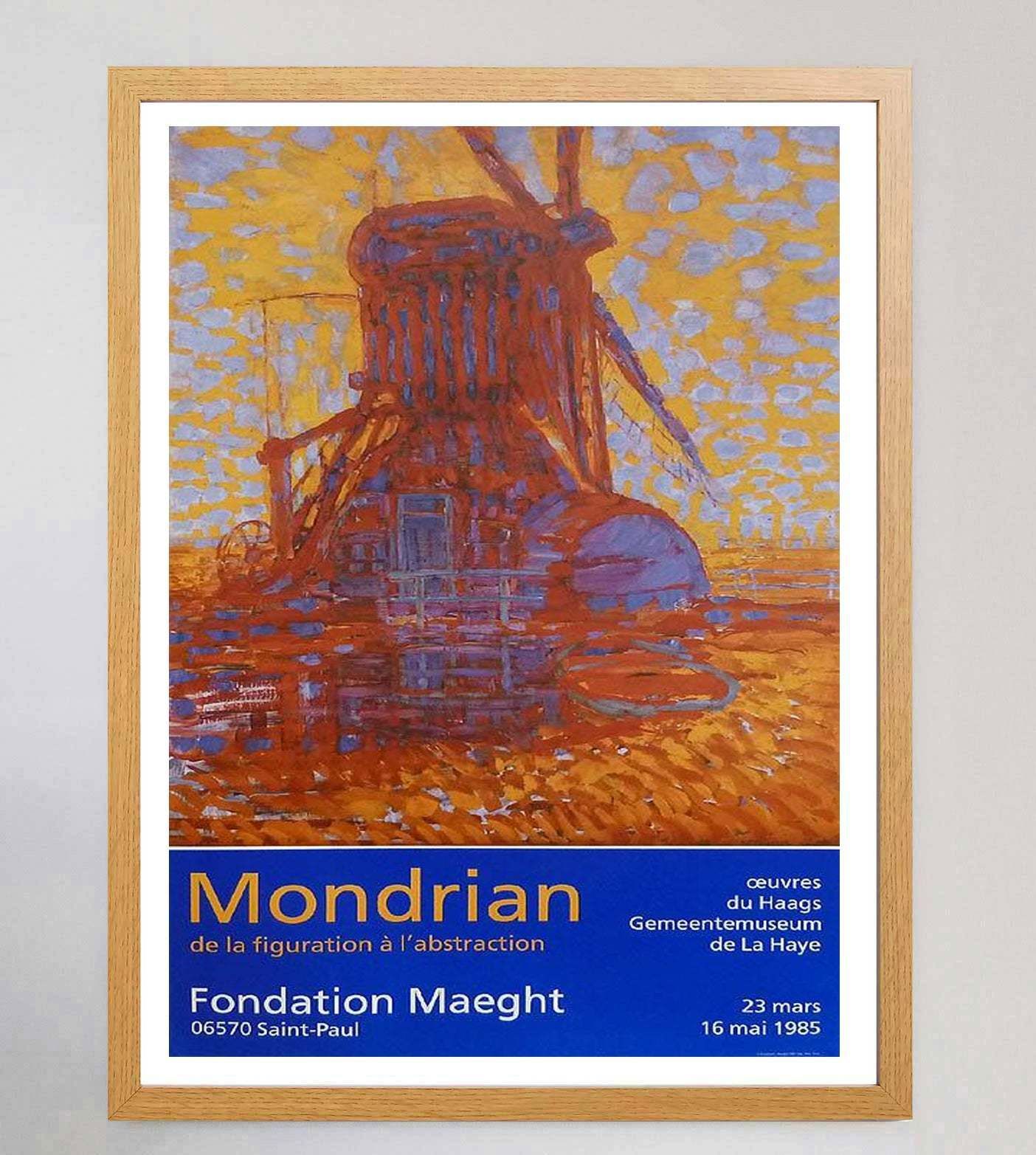 Piet Mondrian   Fondation Maeght Original Vintage Poster photo Art