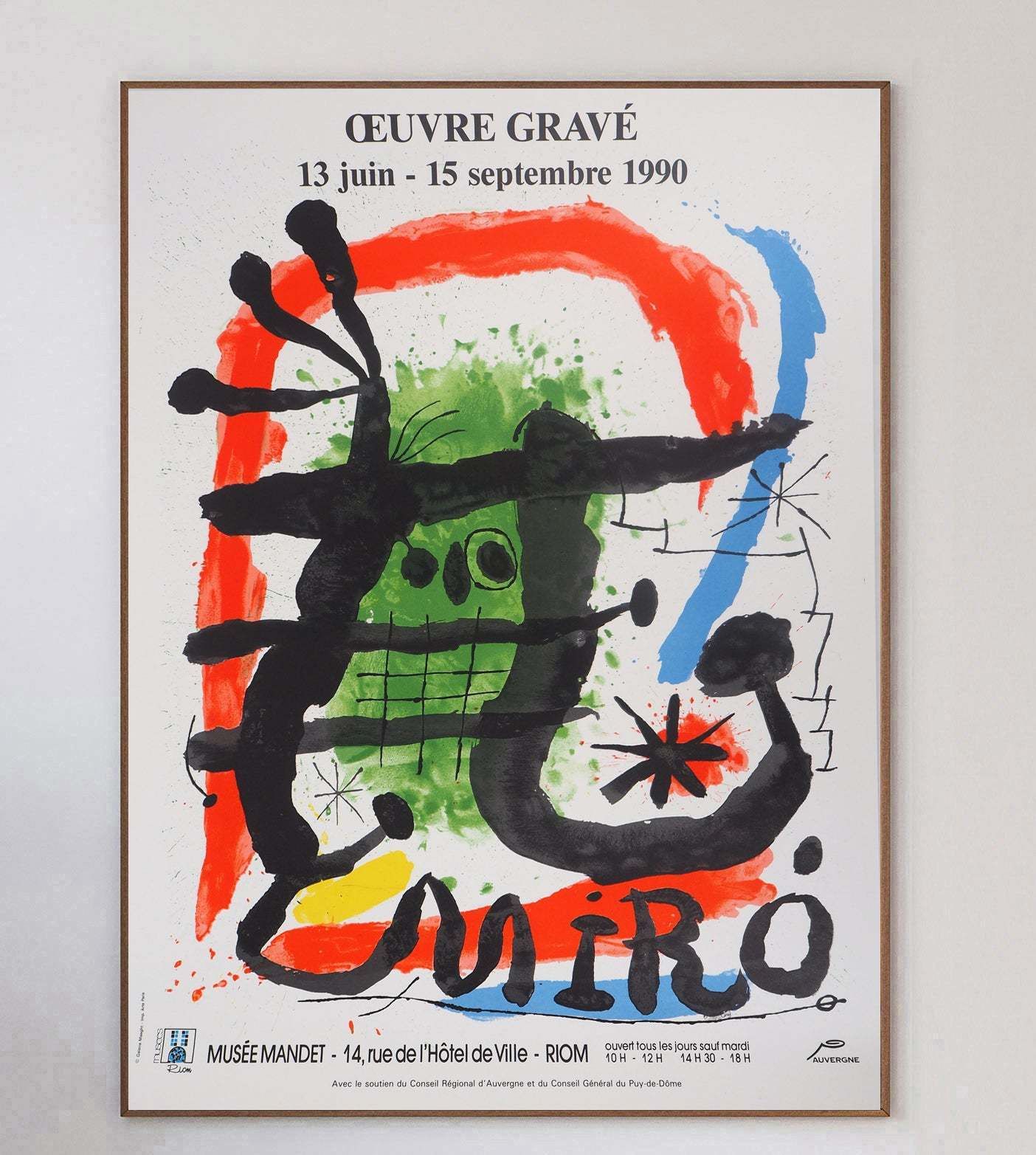 Joan Miro   Mandet Museum Original Vintage Poster photo 324.0