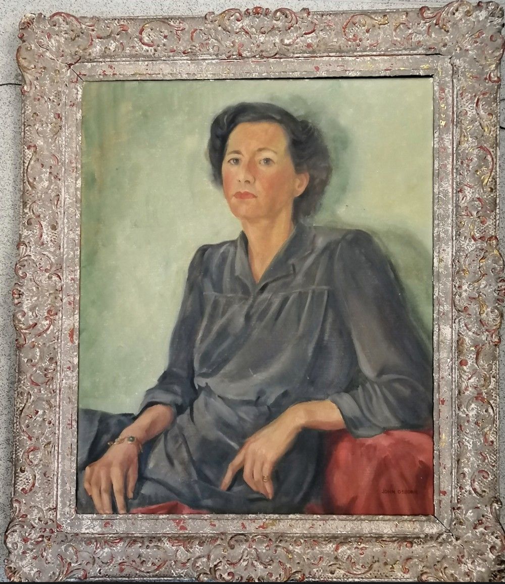 Mid Century Oil Painting By John Osborn
