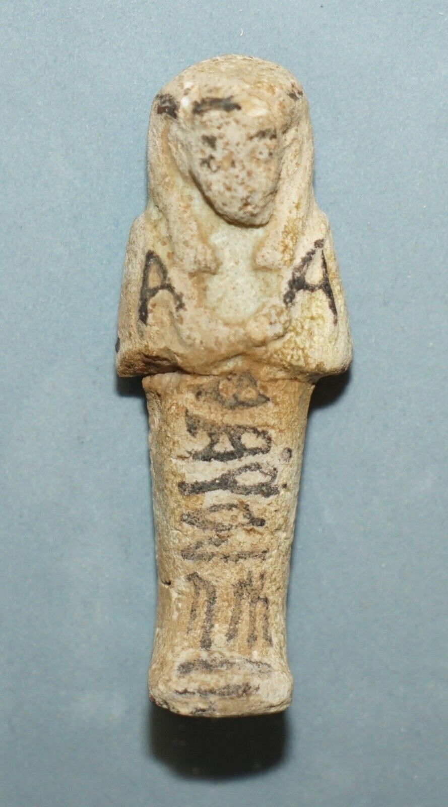 Three Egyptian Framed 1500 Bc 18th Dynasty Dier El Medina Sandstone Ushabtis photo for sale