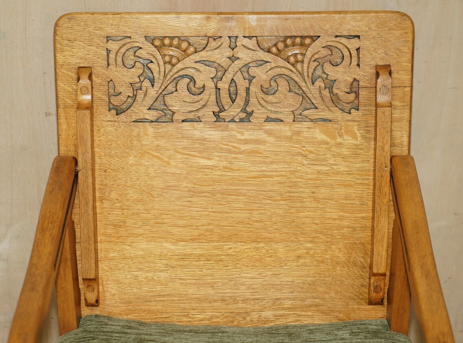 Antique Carved Oak 1890 Attributed To Gillows Metamorphic Library Armchair Table photo Furniture
