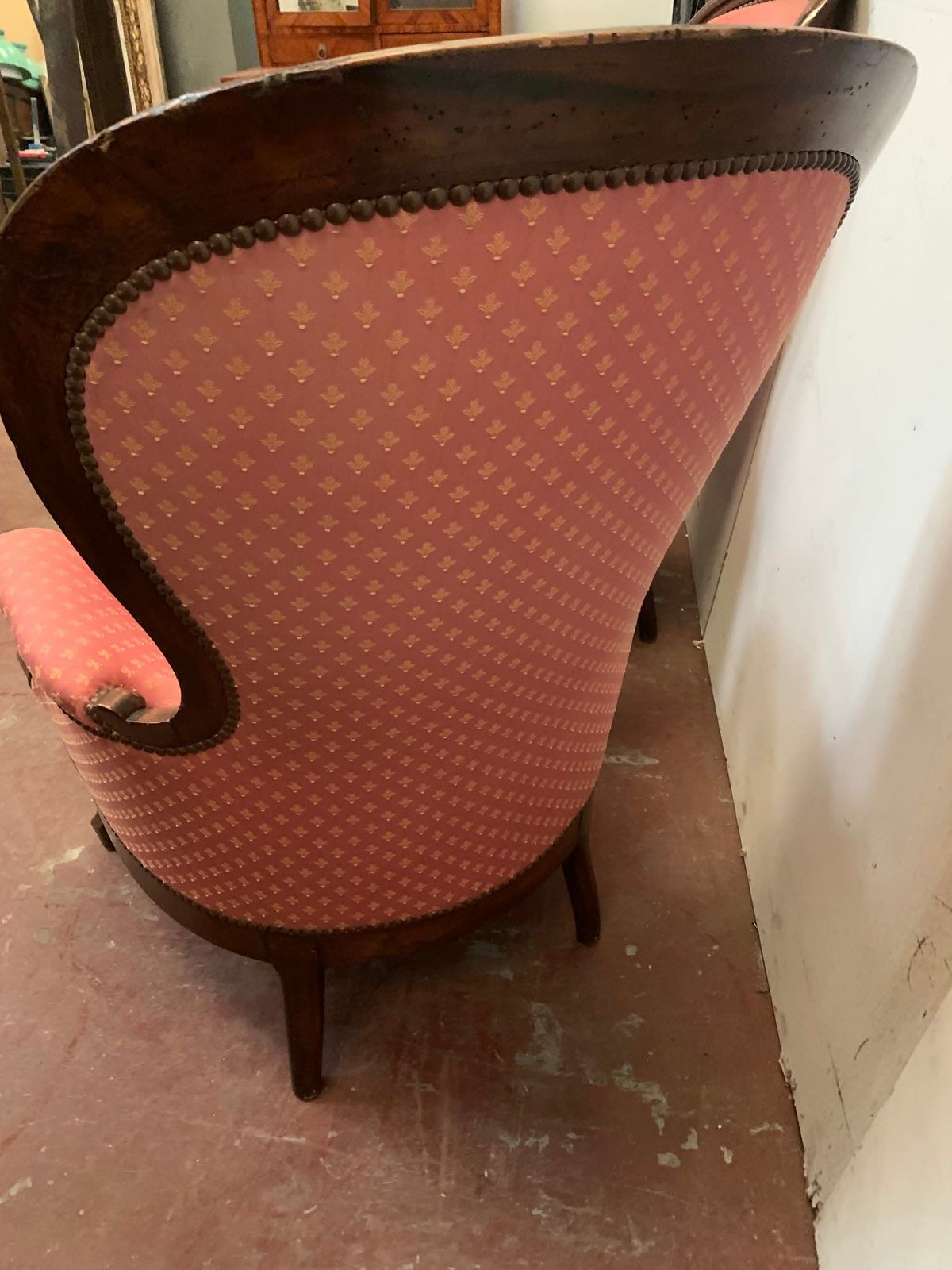 Furniture Pair Of Louis Philippe Armchairs In 19th Century Mahogany photo