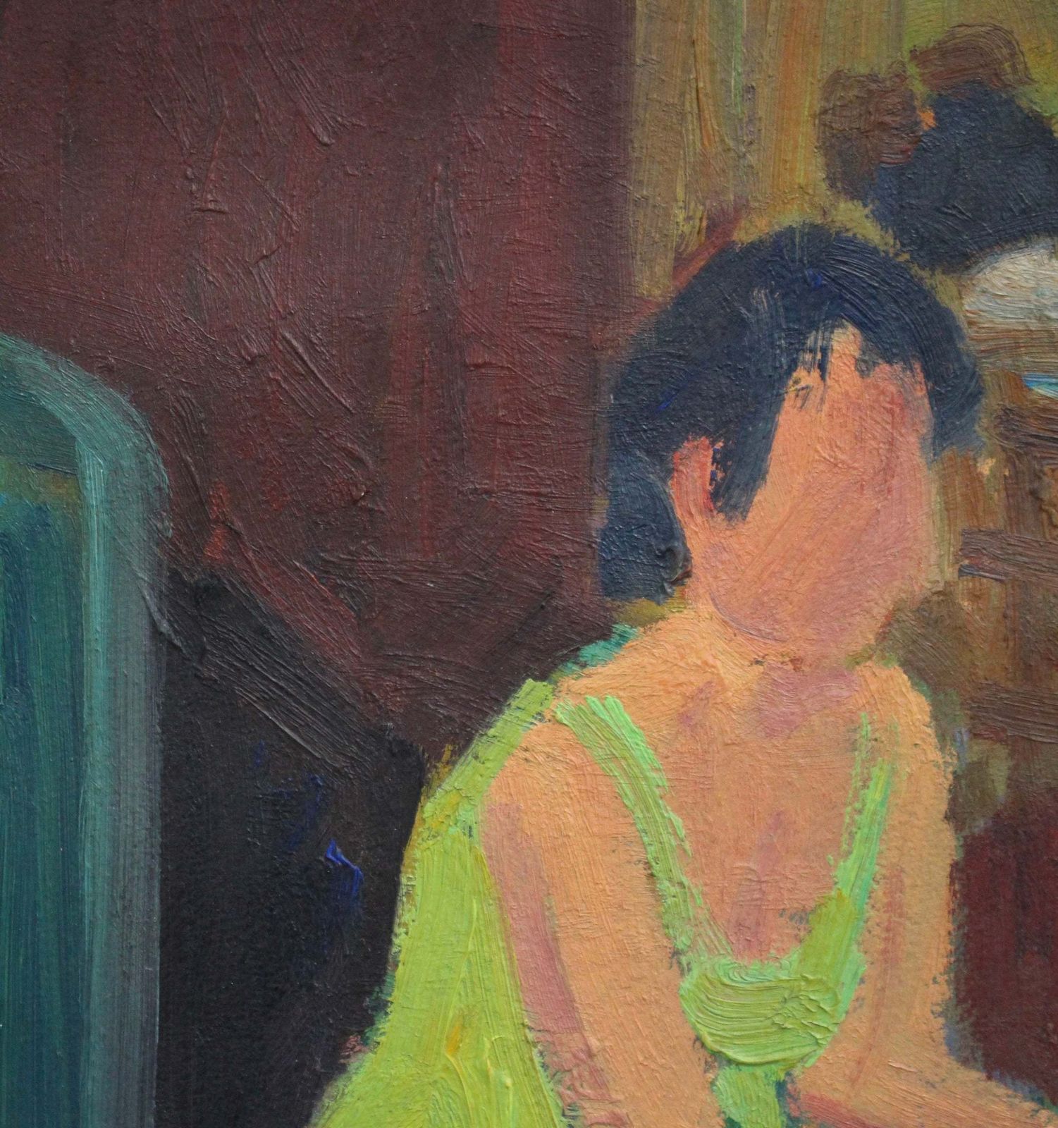 Seated Woman By François Diana (Circa 1970s) photo buy