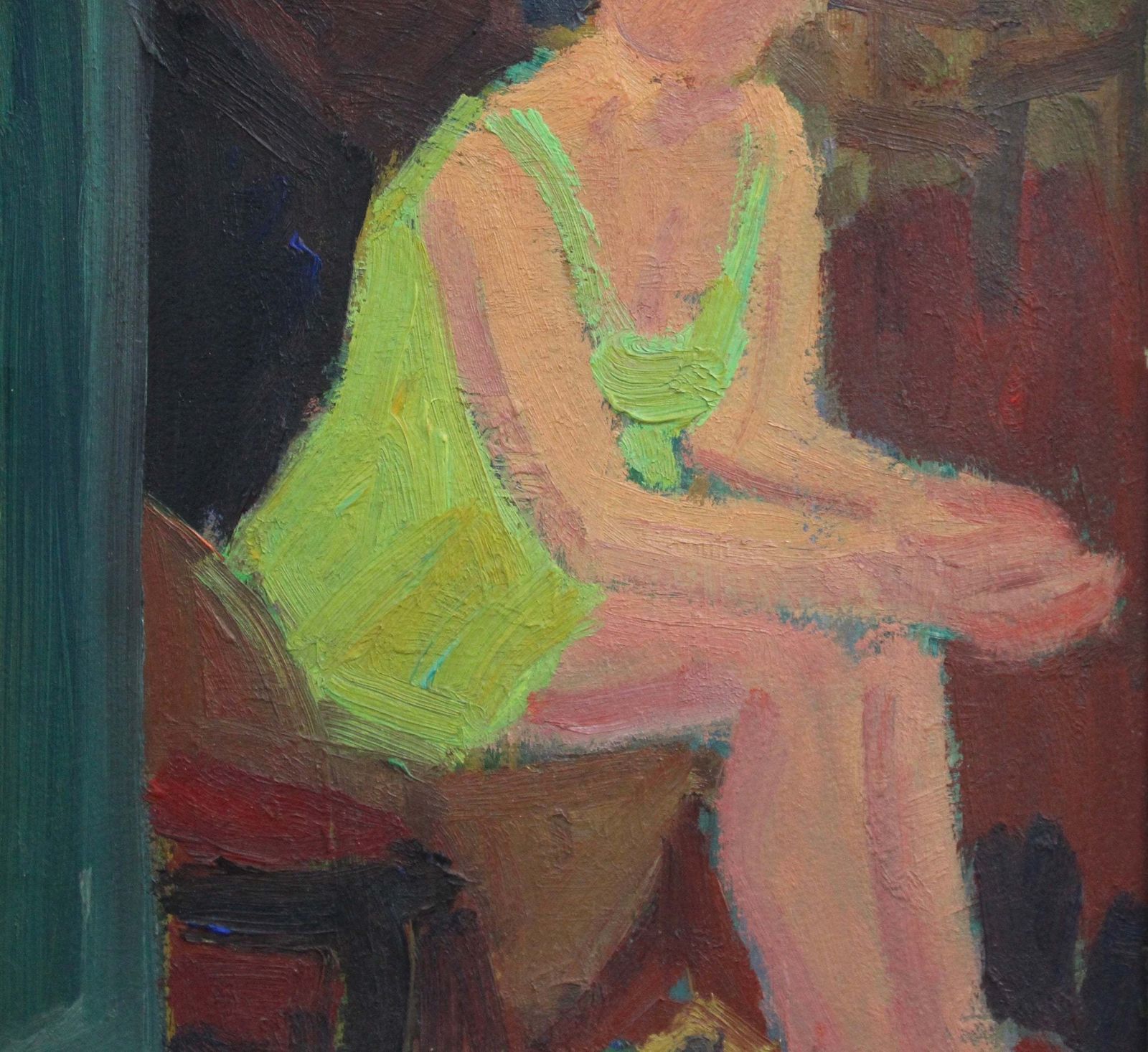 650.0 Seated Woman By François Diana (Circa 1970s) photo