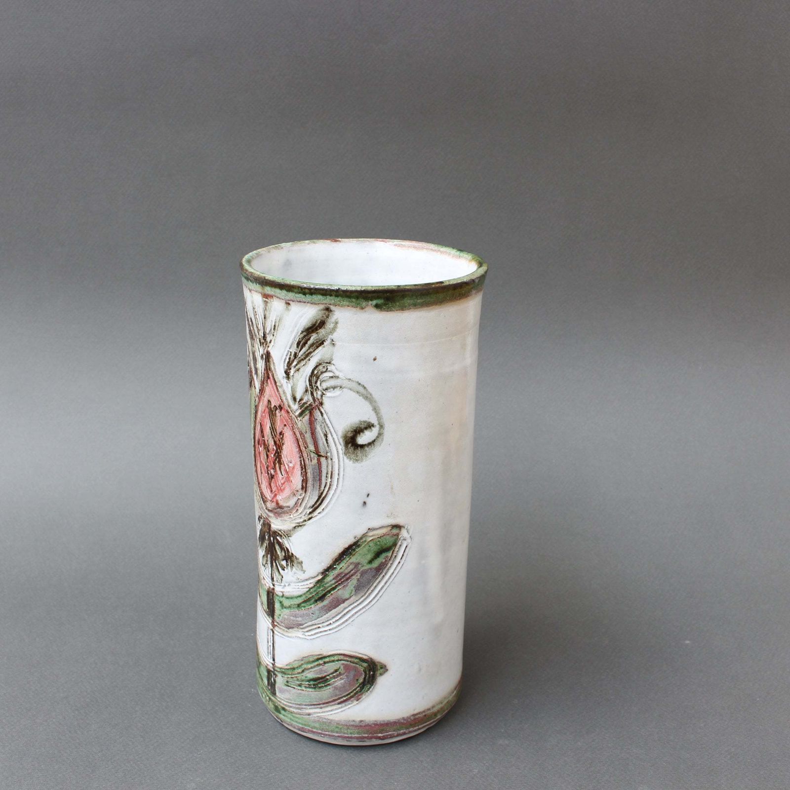 Mid Century French Decorative Vase By Albert Thiry (Circa 1960s) photo furniture
