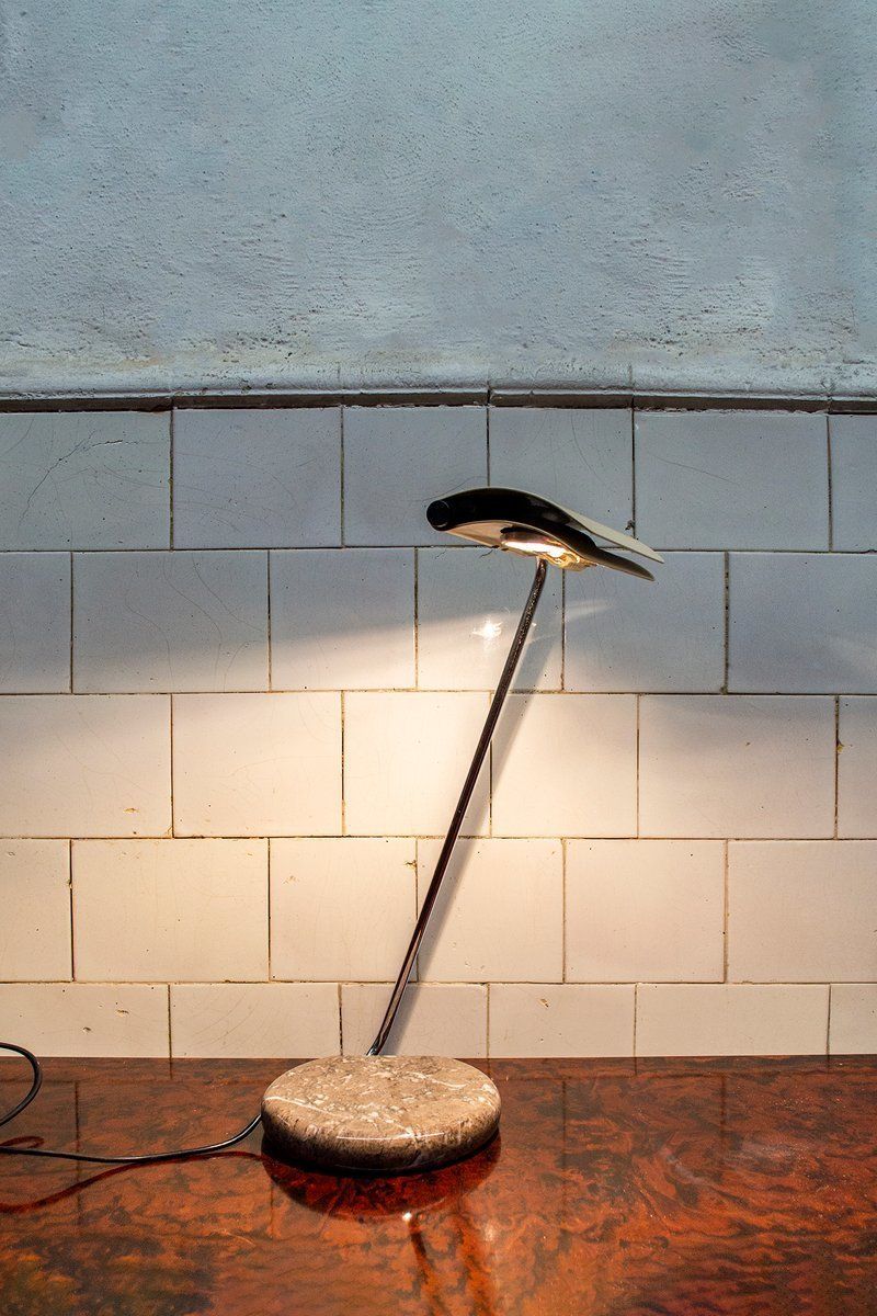 Italian Tegola Table Lamps By Bruno Gecchelin For Skipper & Pollux, 1970s photo furniture