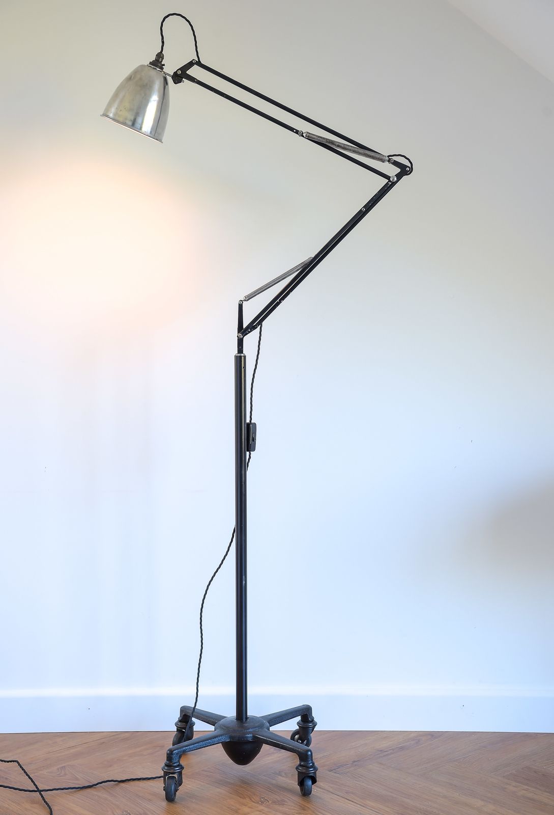 photo furniture Anglepoise Trolley Lamp Designed By George Cawardine. English 1950's