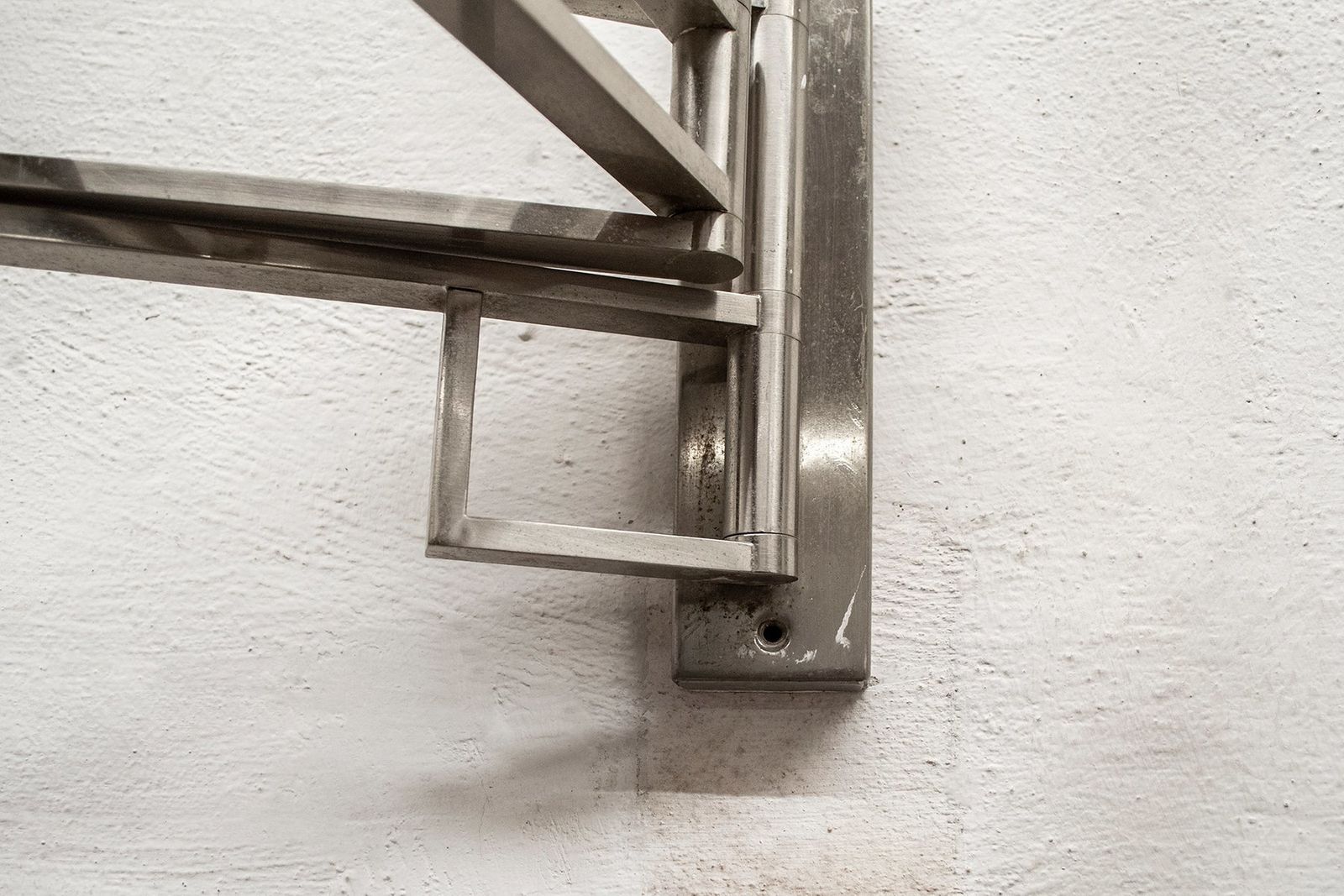 Steel Wall Lamp By Goffredo Reggiani For Reggiani Italy 1970s photo Lighting