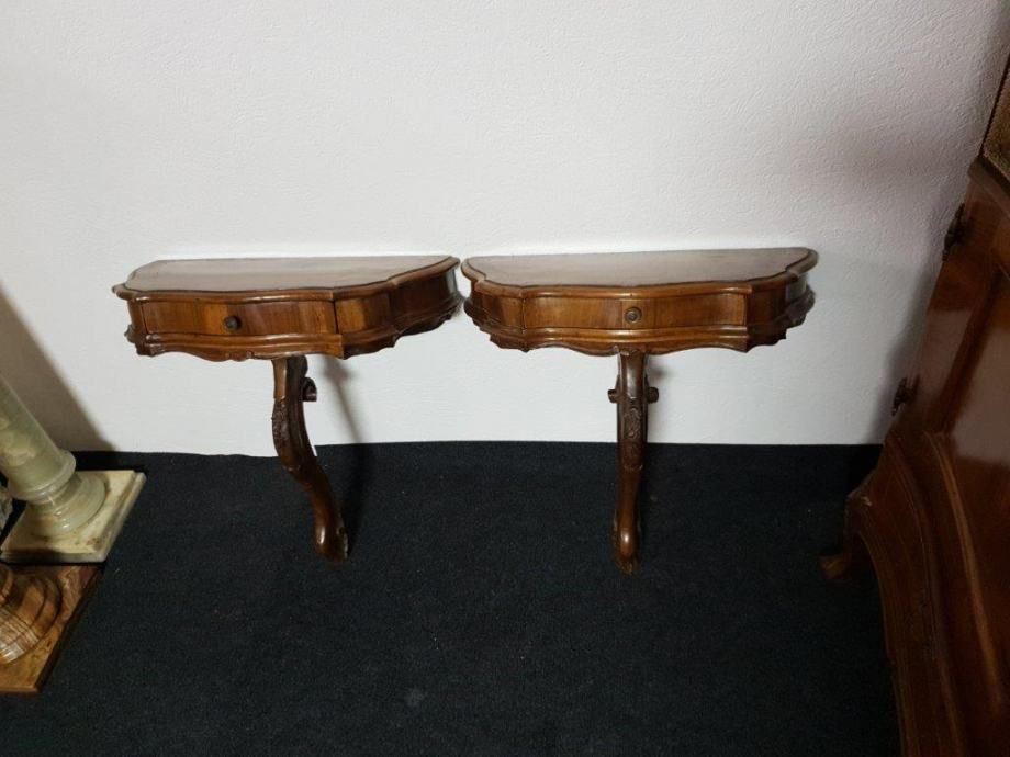 Wooden Neo Baroque Wall Consoles   2pcs photo for sale