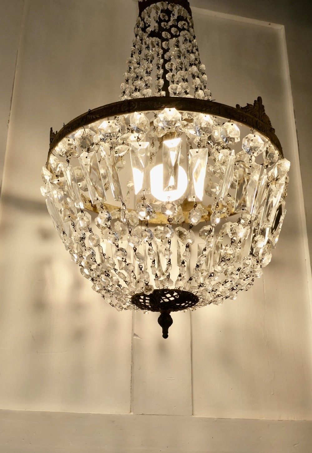 Large French Empire Style Tent Chandelier photo 930.0