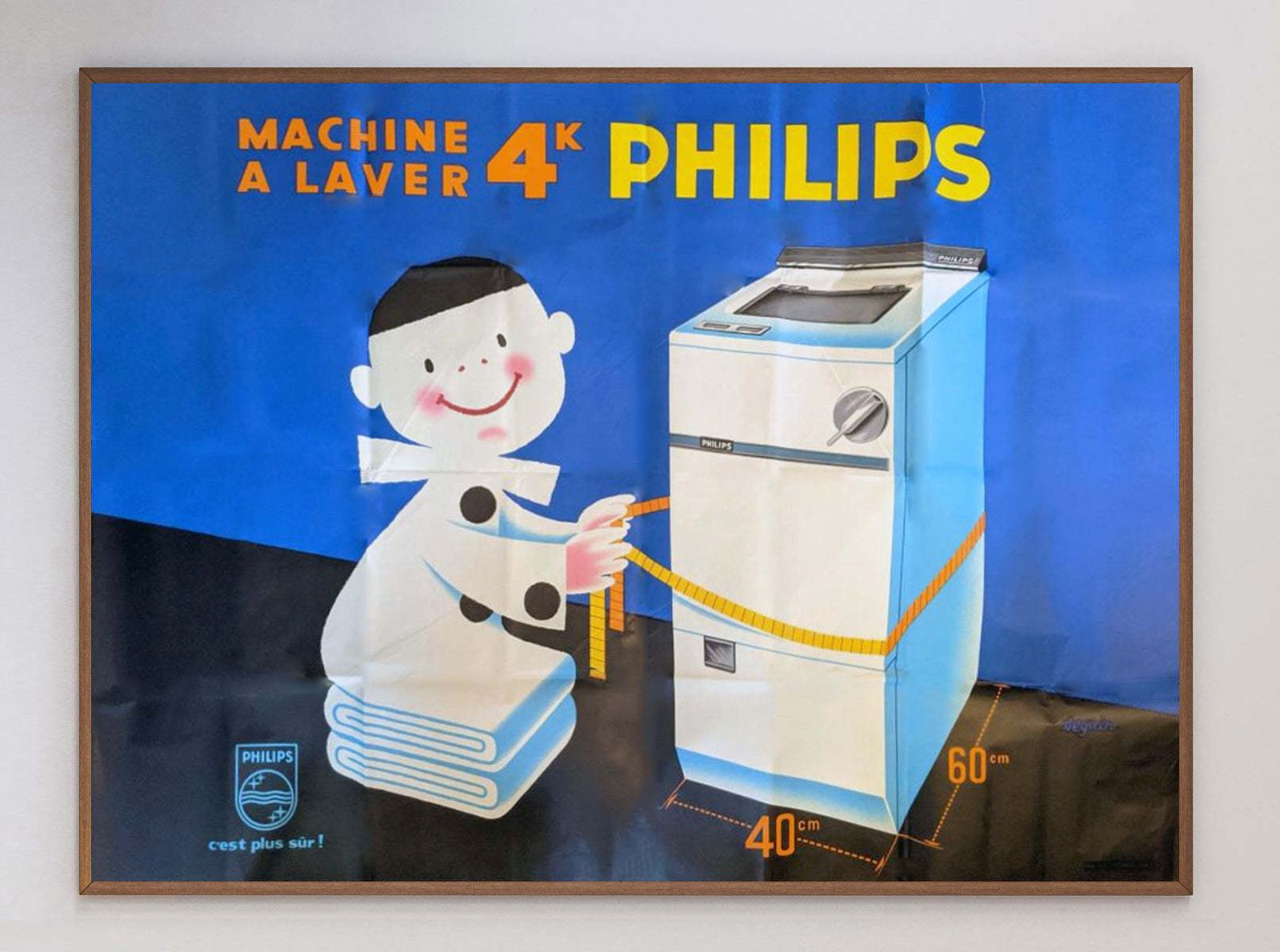 Philips   Machine A Laver Original Vintage Poster photo 1030.0