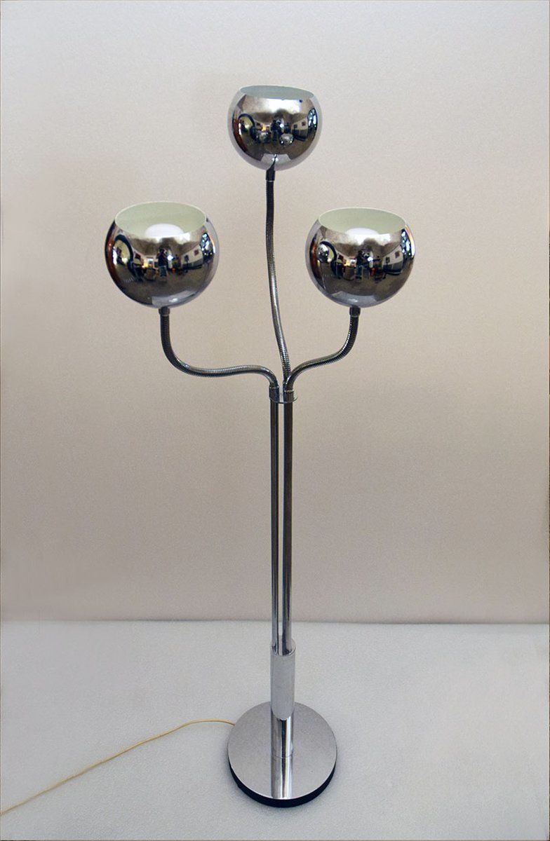 Floor Lamp With 3 Lights By Goffredo Reggiani For Reggiani, 1970s