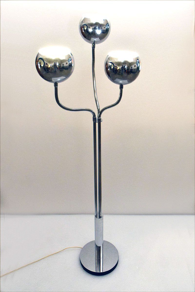 Floor Lamp With 3 Lights By Goffredo Reggiani For Reggiani, 1970s photo furniture