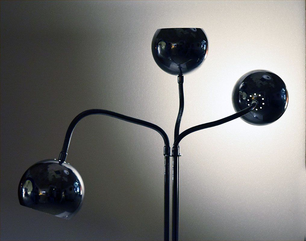 Floor Lamp With 3 Lights By Goffredo Reggiani For Reggiani, 1970s photo vintage