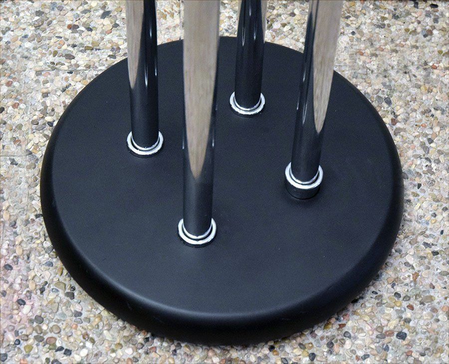 Sculpture Coat Hanger In Chromed Steel, 1970s photo vintage