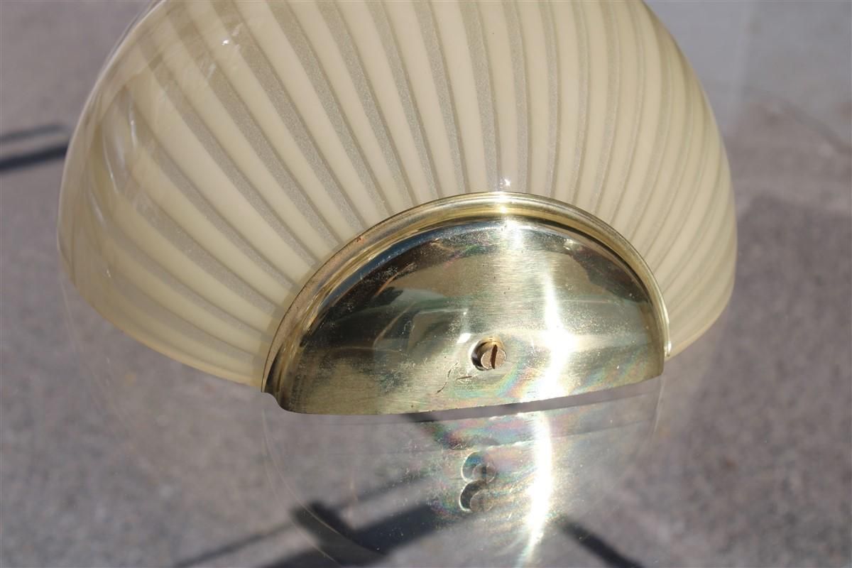Veart Round Wall Light Gold Murano Glass Brass Parts 1970s Italy photo buy