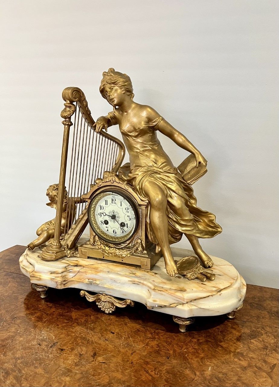 Fantastic Quality Large Victorian Mantle Clock photo furniture