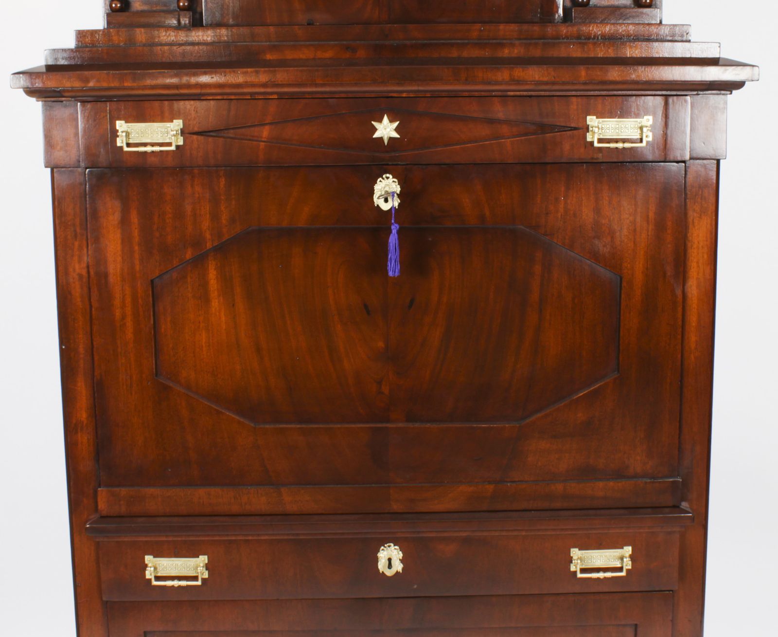 Antique Biedermeier Secretaire Chest Secretaire Abattant19th C photo Furniture