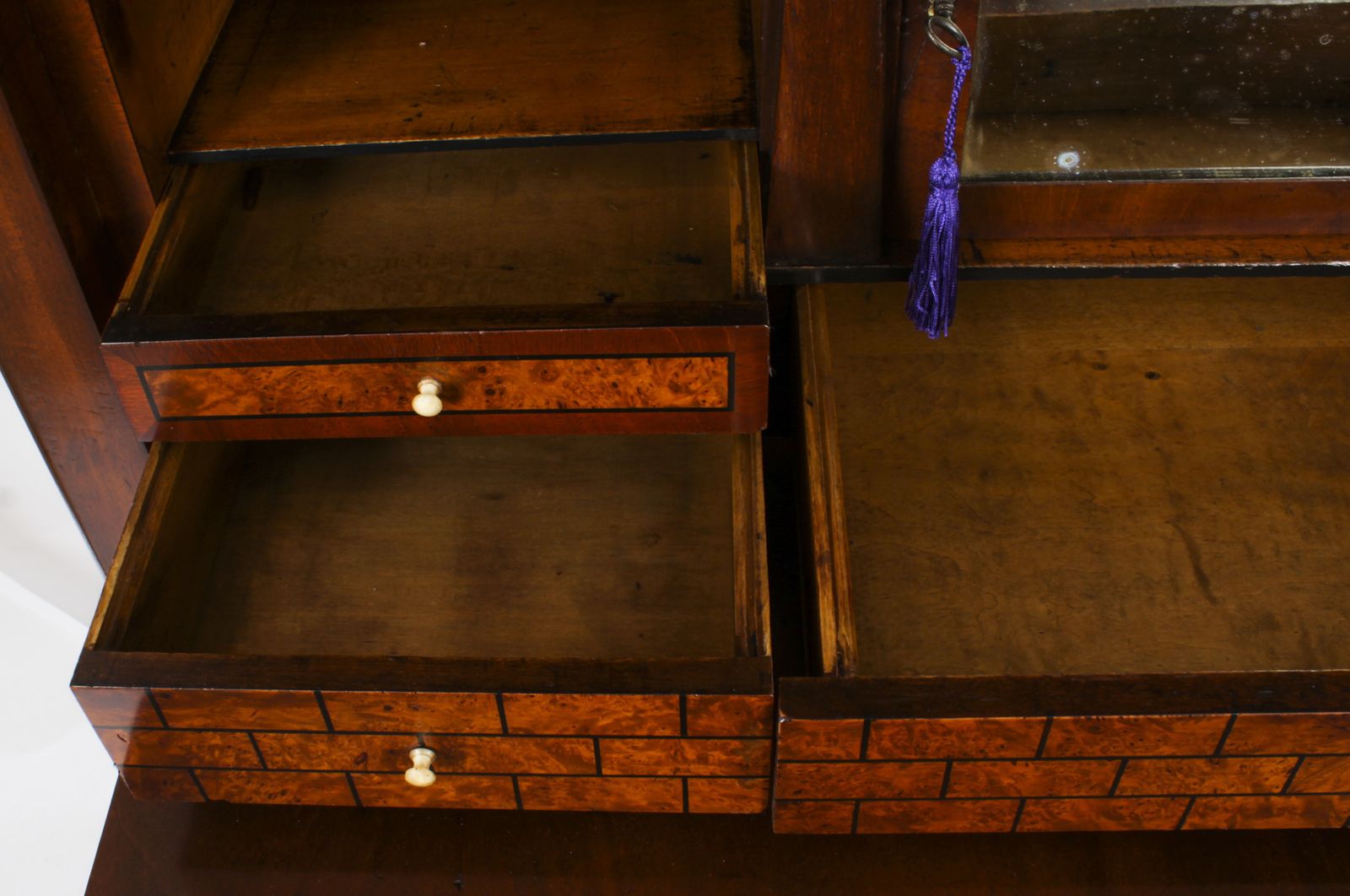 photo vinterior Antique Biedermeier Secretaire Chest Secretaire Abattant19th C