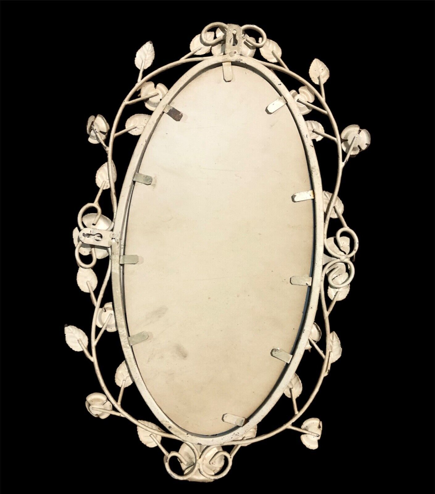 Attractive Small Vintage Metal Wall Mirror photo 79.0