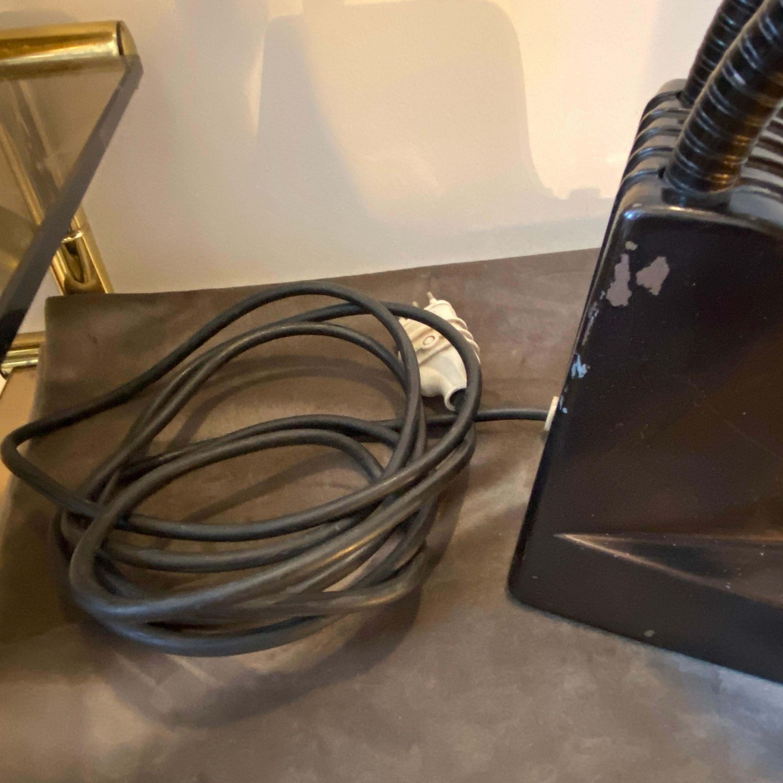 1960s Industrial Italian Metal Desk Lamp photo Lighting